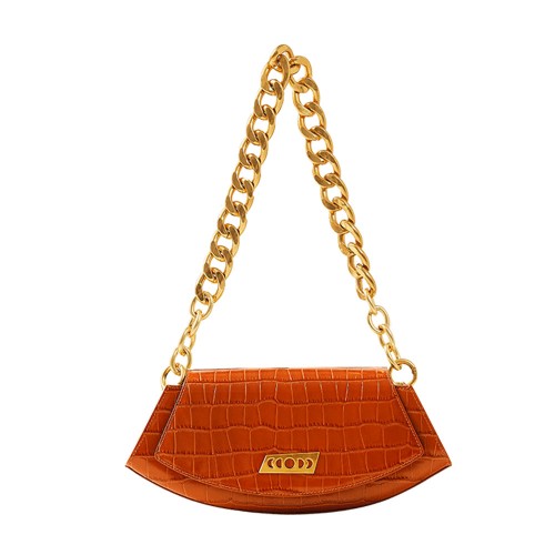 Retro Crocodile Pattern Single Shoulder Stick Bag